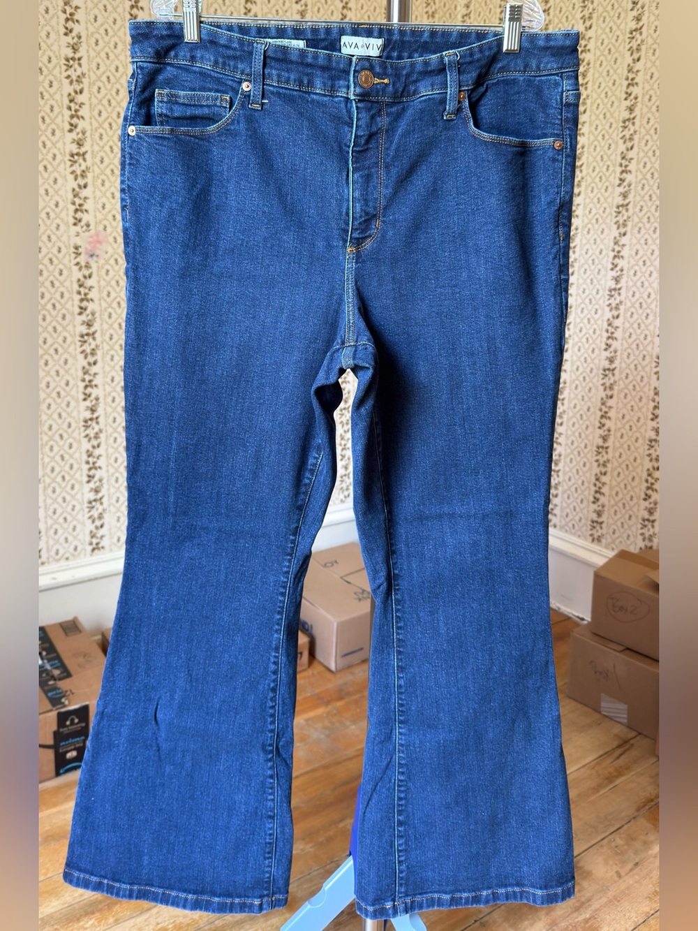 Ava & Viv High Rise Flare Jeans